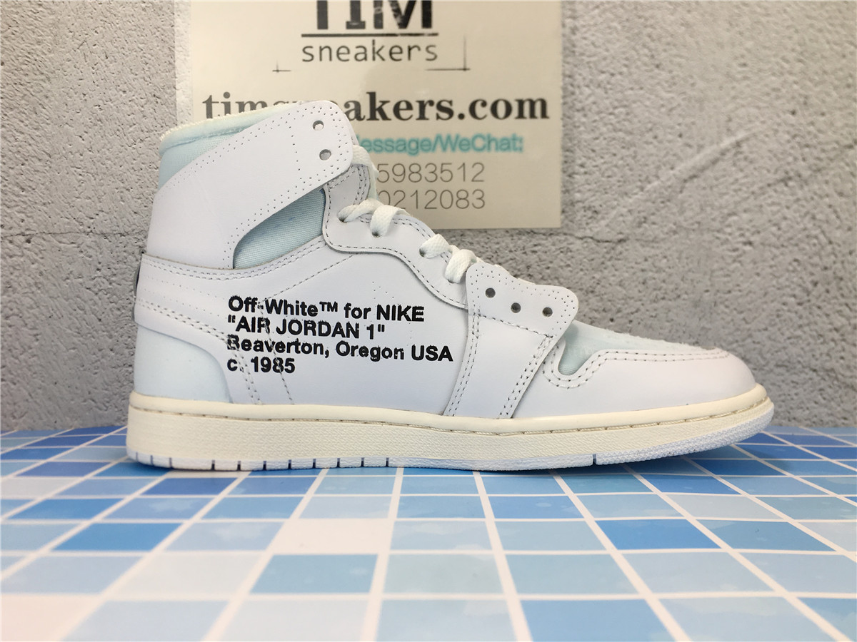 OG Batch Off-White Air Jordan 1 White AQ0818-100